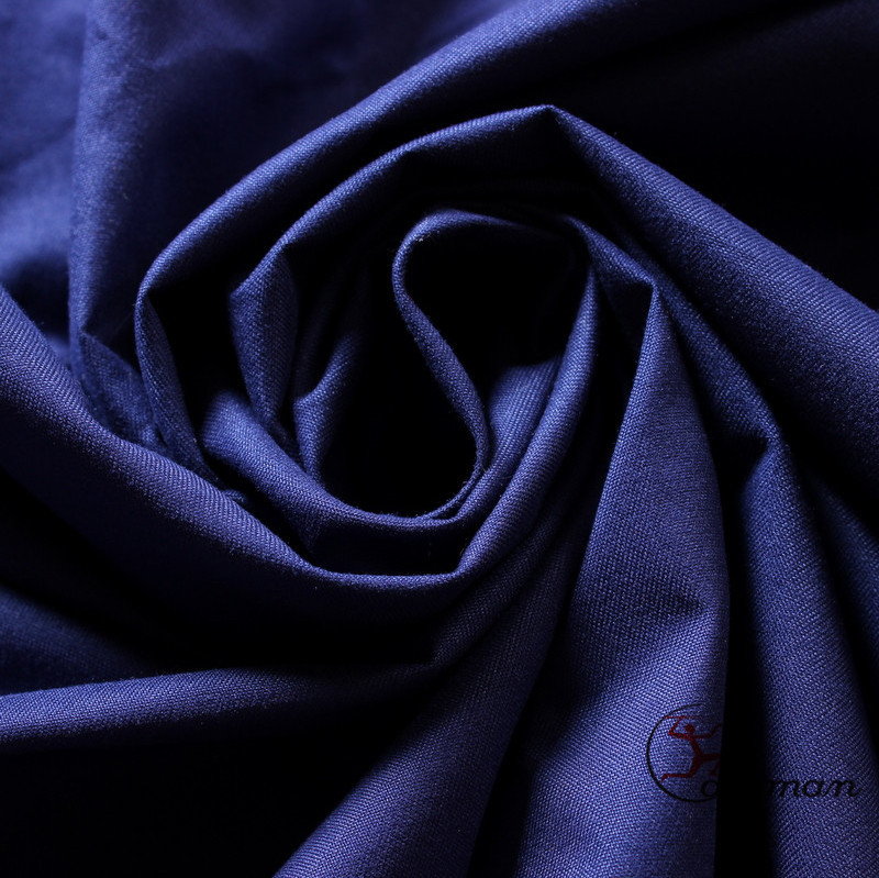 White PU Coated Navy Blue Dyed Micro fiber Twill Polyester Peach Skin Fabric/Cloth