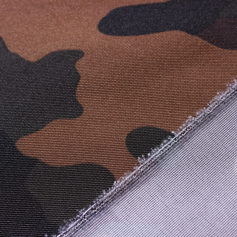 Wholesale High Quality Camo Fabric 100% Polyester Taslon  Coated Transfer Camouflage Printed Polyester Taslan Fabric