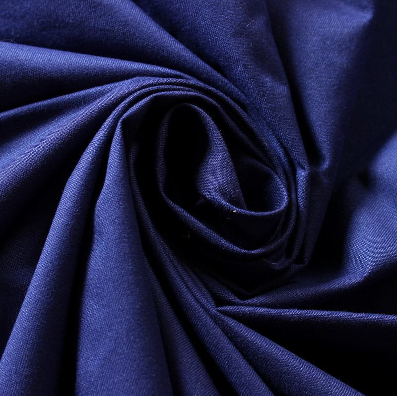 White PU Coated Navy Blue Dyed Micro fiber Twill Polyester Peach Skin Fabric/Cloth