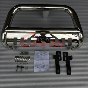 Car Accessories High Quality U Type Bull Bar Grille Guard With Skid Plate For 4x4 Tiguan