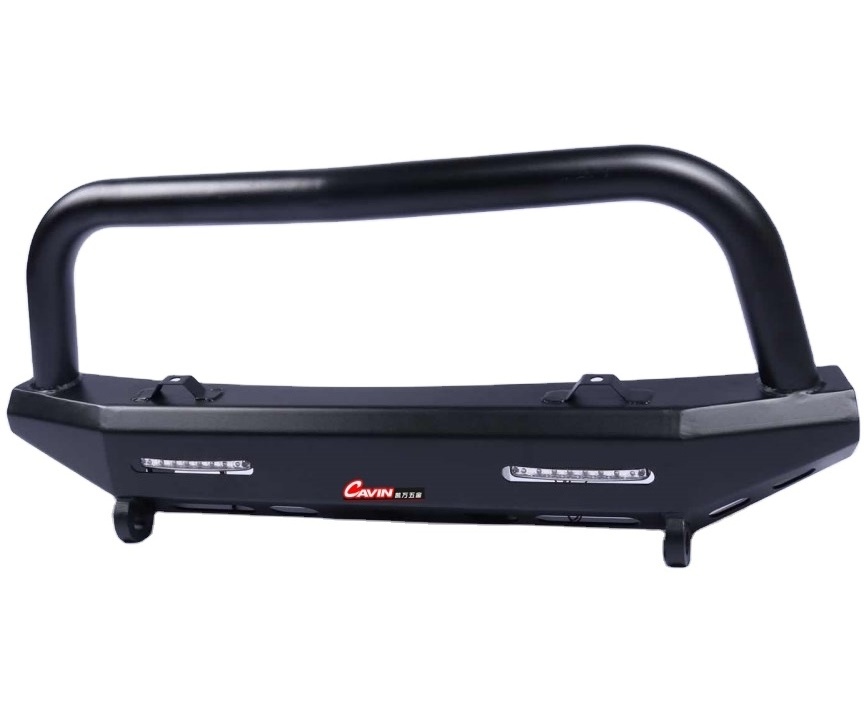 Small Bumper With Light For Ford Bronco Metal Steel Front Bumper Guard