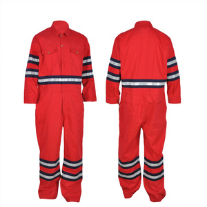 Wholesale Breathable Workwear work overall fireproof coverall flame fire resistant clothing coverall