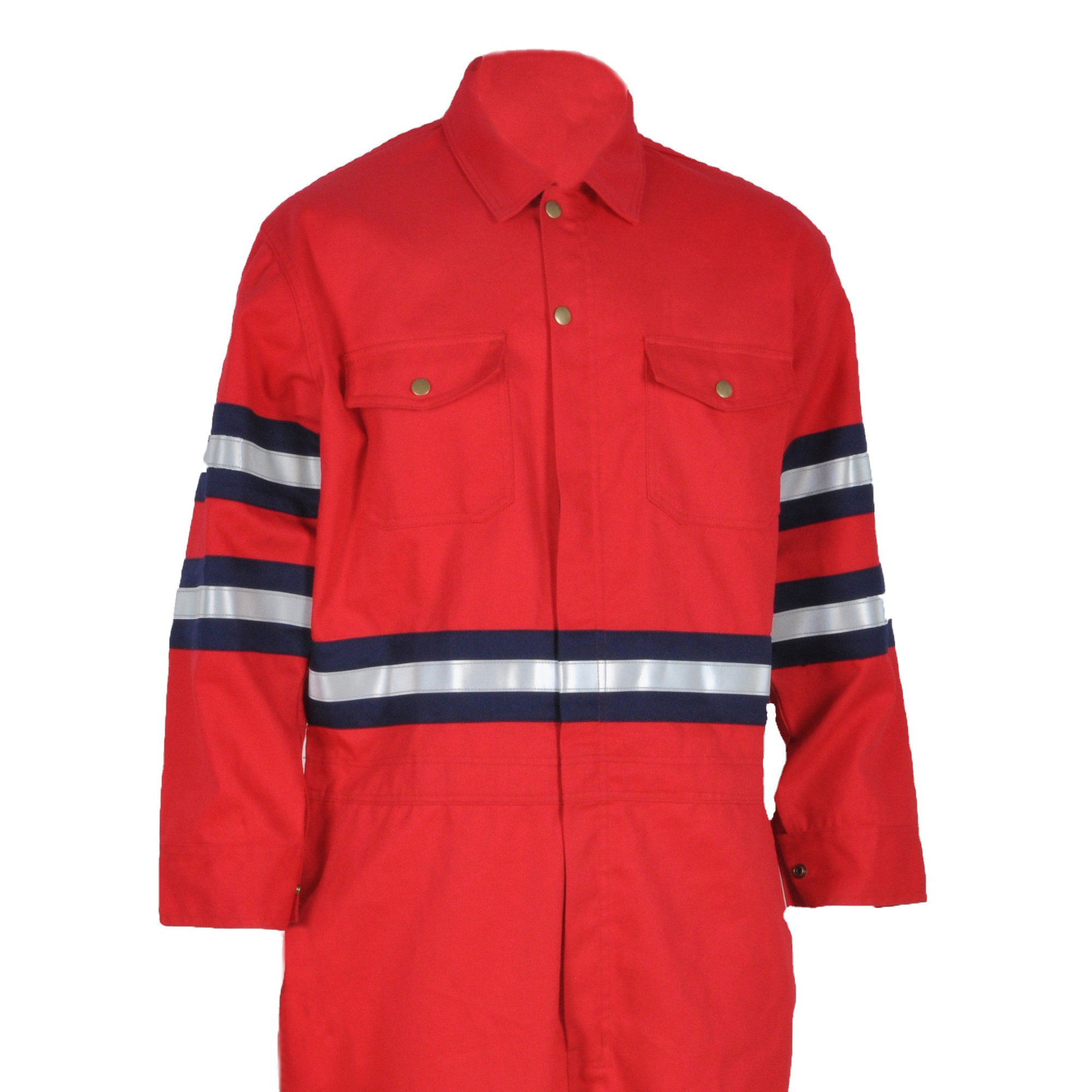 Wholesale Breathable Workwear work overall fireproof coverall flame fire resistant clothing coverall