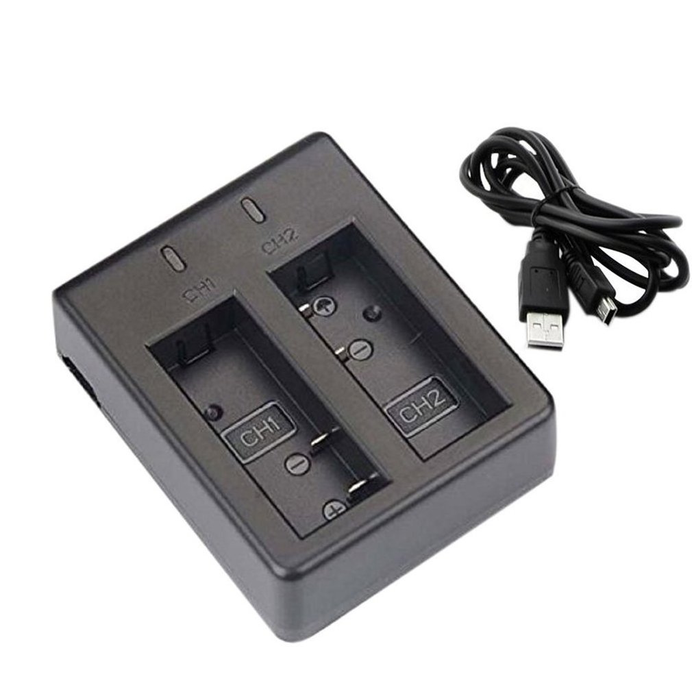 Dual Port Battery Charger for EKEN/SJCAM/Akaso Action Camera Accessories