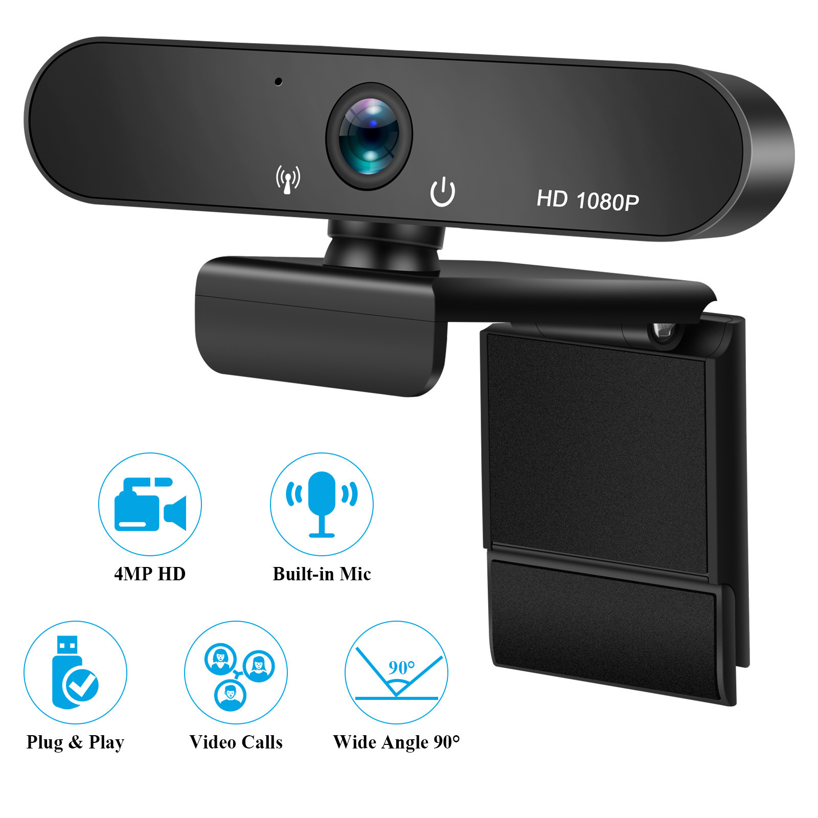 Hot sale 1080P webcam desktop notebook with microphone online usb HD video call camera webcam