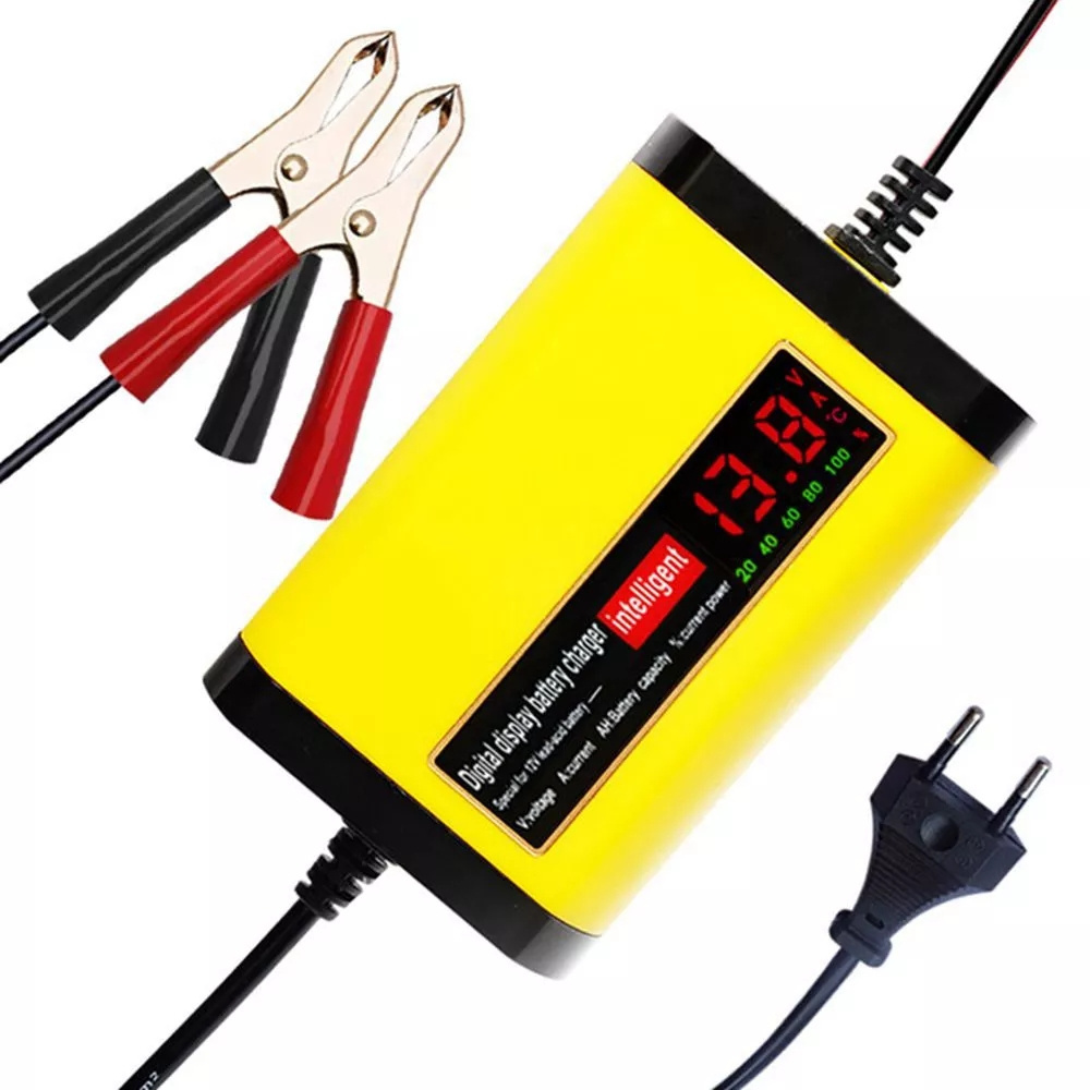 12V 2A Car Auto Battery Charger LED Display Smart Automotive Truck Motorcycle Car Battery Charger For 12V 12AH 14AH 20AH