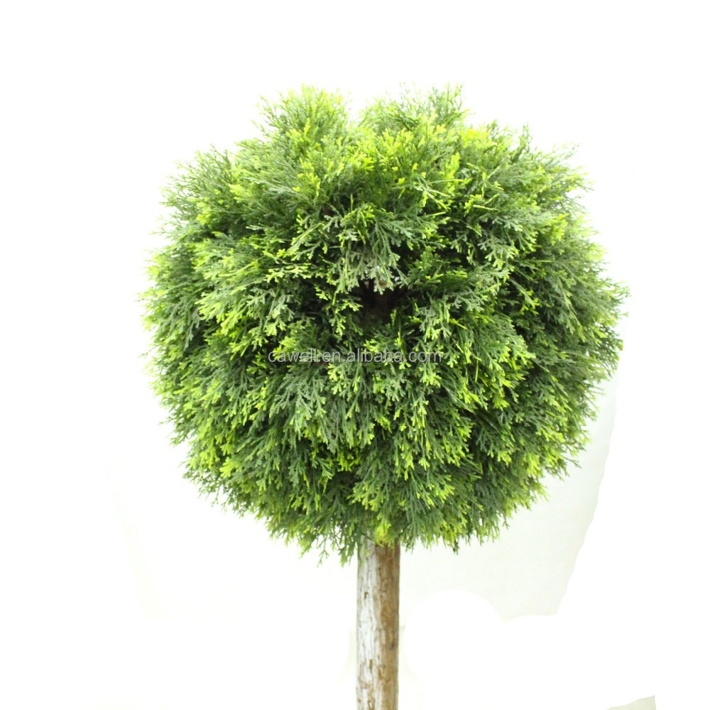 Artificial Topiary Boxwood Ball Artificial Tree Artificial Plant Plastic Trees Plastic Planting Pot Size 20 Cm Plastic Trees