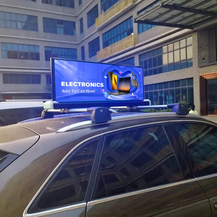 Waterproof Double Sided Advertising LED Display P3 Car Taxi Led Screen Sign Bus Rear Window LED Display Screen