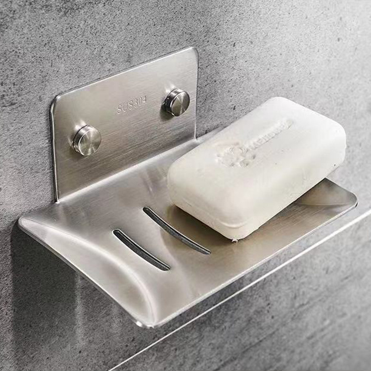 European Design 304 stainless steel Wall Mounted Bathroom Accessory Soap Dish