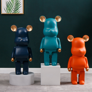 Factory New Design Decorative Resin Sculpture BEARBRICK for Home Decorations