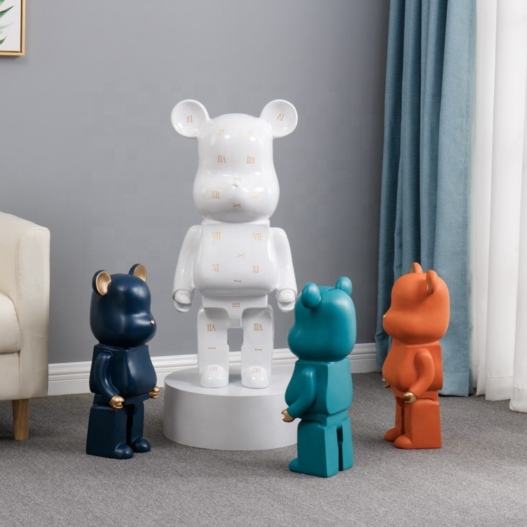 Factory New Design Decorative Resin Sculpture BEARBRICK for Home Decorations