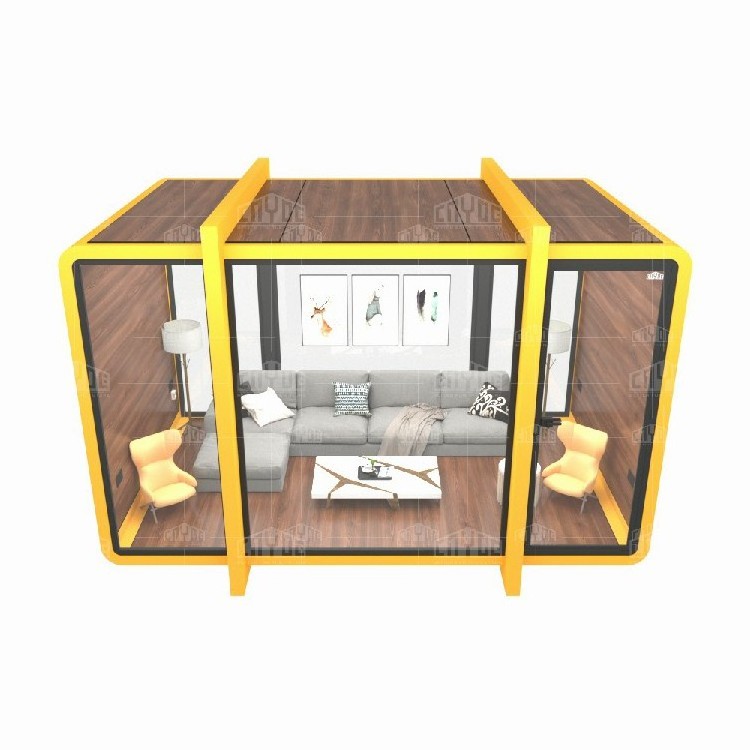 Luxury prefab houses easy assemble garden office house prefabricated homes modular tiny house wholesale greenhouse used for sale