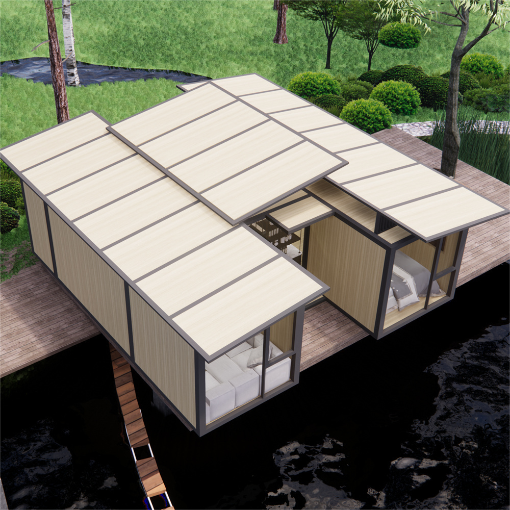 The latest style mobile house assembly integrated design luxury prefabricated houses villa