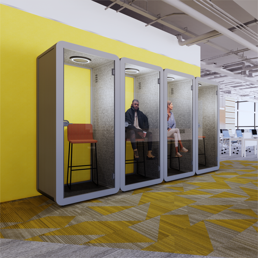 New Custom Office Meeting Phone Pod Soundproof Cabin Private Silent Space Sound Proof Booth