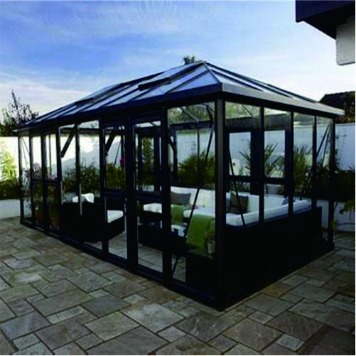 CAYOE Four Season Veranda Sunroom Tempered Glass Construction Veranda 4 Seasons Custom Made Modern Aluminum Alloy Material Villa