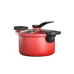 Non-stick pressure cooker smoldering household multi-purpose cooking stock pot with handle 5L micro pressure cookers