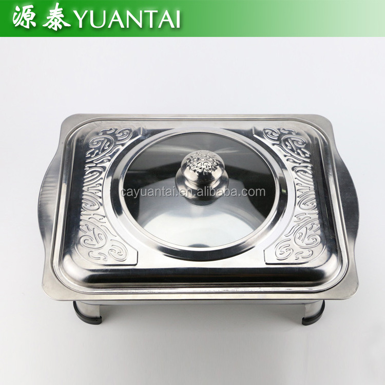 newest designed stainless steel hot pot buffet pot shabu cooking pot wholesale