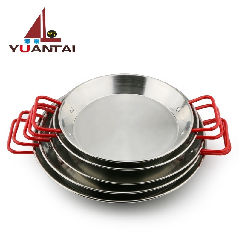 New product stainless steel hot pot seafood pot multi-function kitchen paella pan