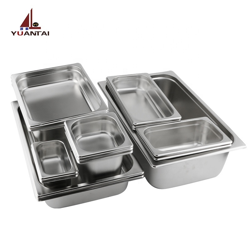 stainless steel Factory Price ice cream European style food containers GN pan