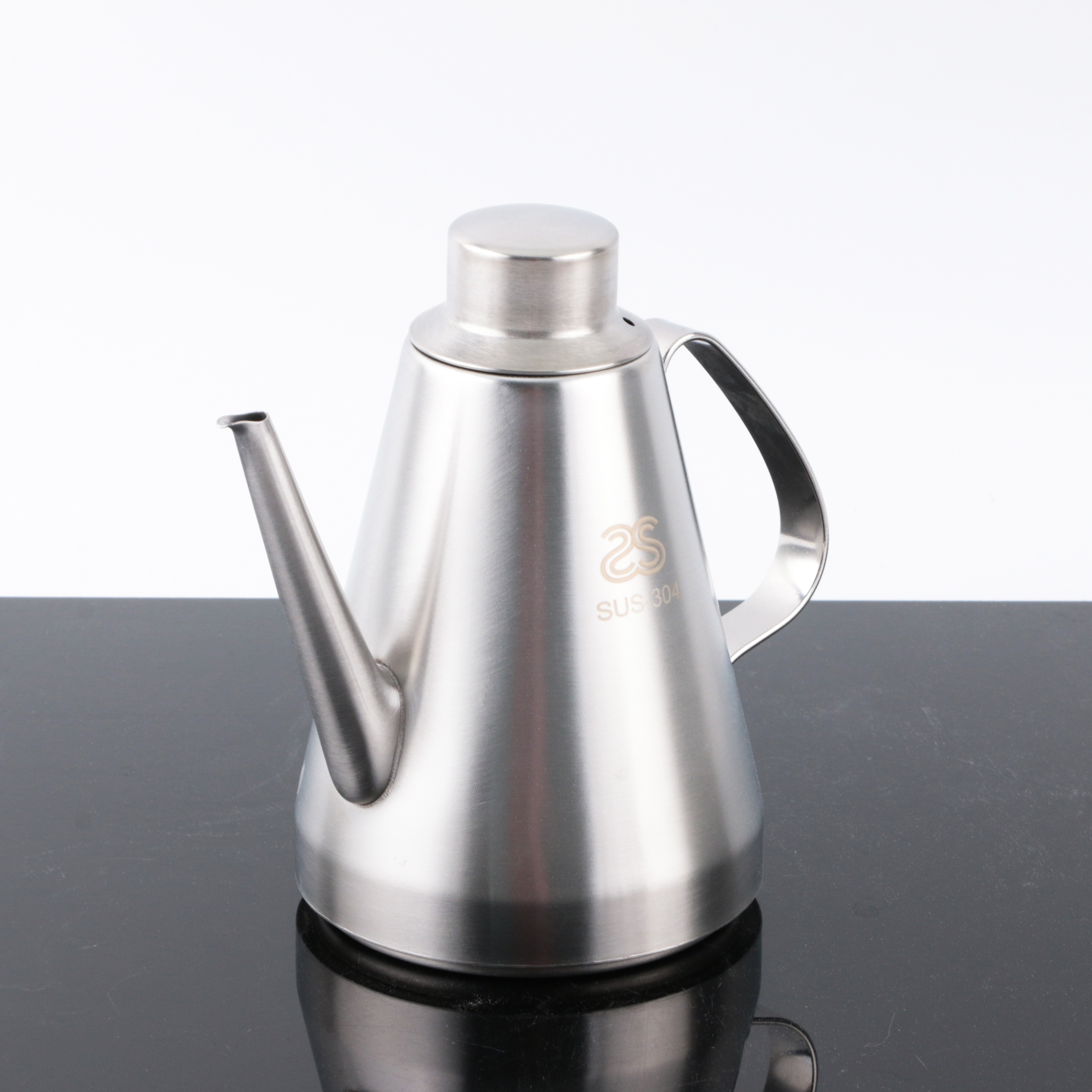 Yuantai OEM/ODM 304 stainless steel tea coffee cafe oil pot kettle teteras de vidrio