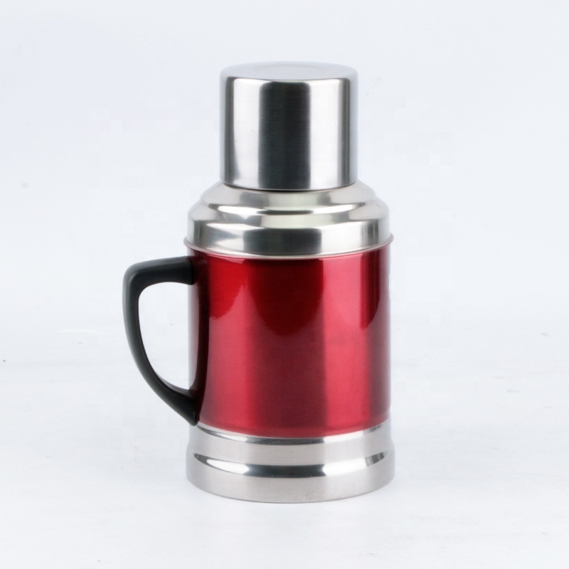 Factory Wholesale 1L Vacuum Insulated Water Kettle Glass Liner Air Pressure Coffee Pot Thermos Tea Pot Flask