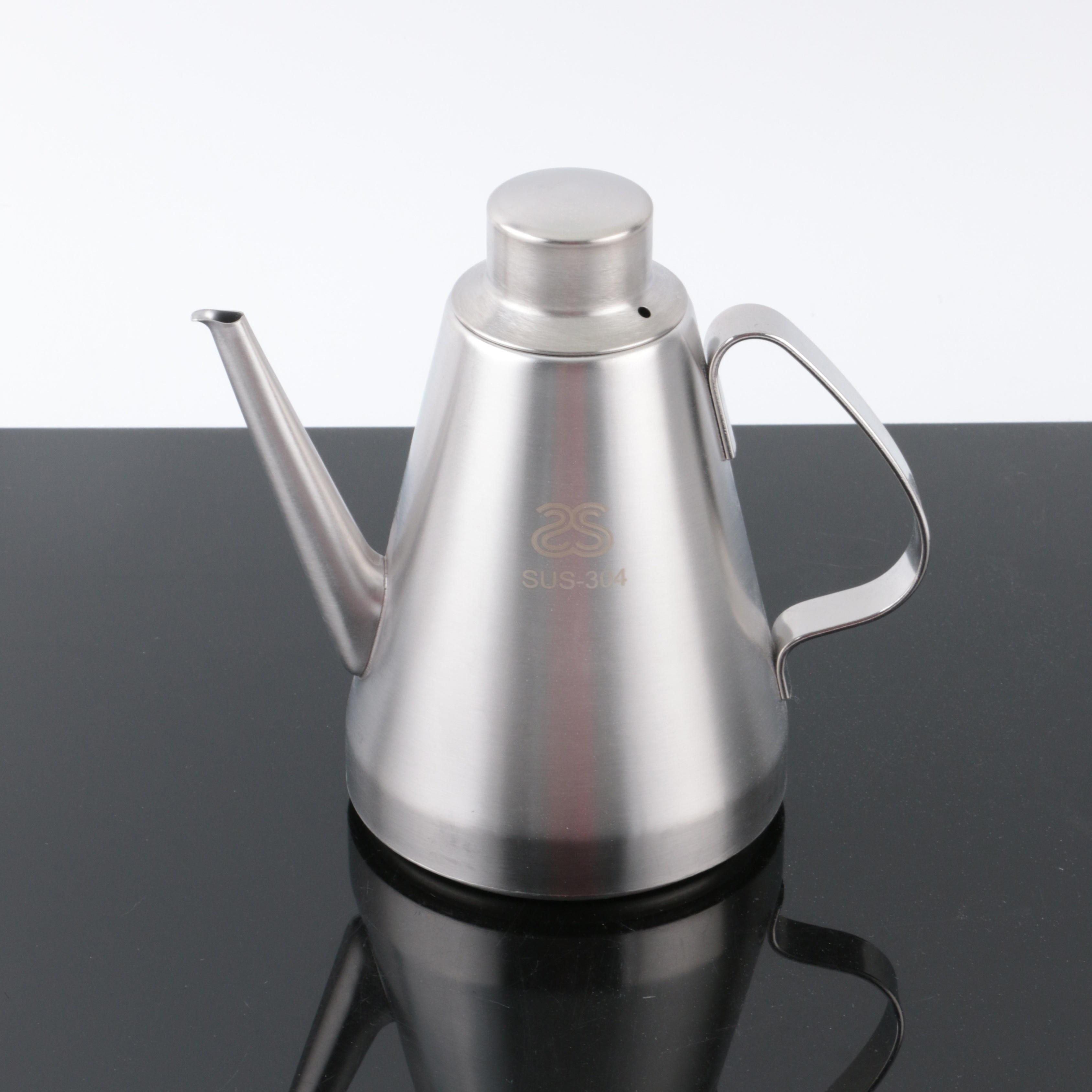 Yuantai OEM/ODM 304 stainless steel tea coffee cafe oil pot kettle teteras de vidrio