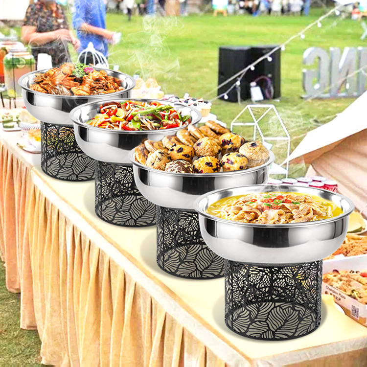 Buffet Party Catering Equipment 4.5l Chafing Dishes Stainless Steel 201 Chaffing Dish Pour Buffet Set Food Warmer