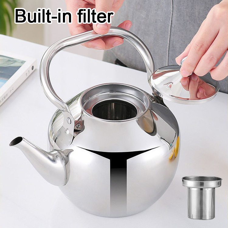 Hot Sale Coffee Tea Kettle Water Boiling Pot Teapot Stainless Steel Water Kettle With Tea Filter