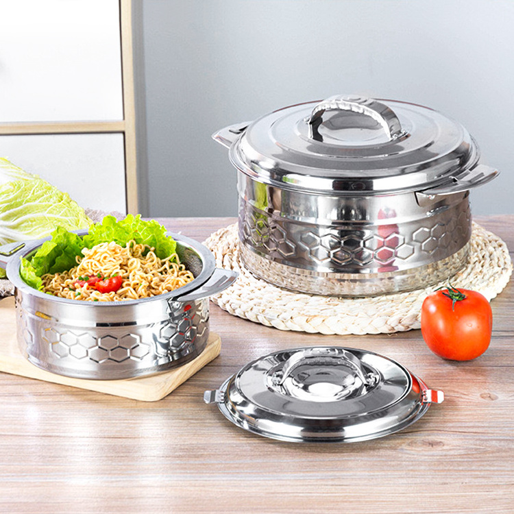 Arabic Hotpot Set Food Warmer Stainless Steel Buffet Food Warmers Insulated Casserole Hot Pot