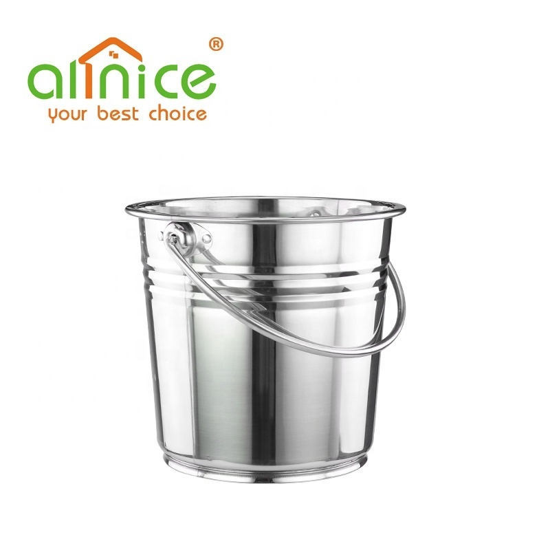 Stainless steel water bucket water pail stainless steel pail