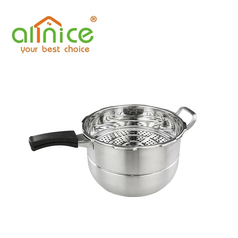 Stainless Steel Pressure Cooker with Stronger Lugs and Thick Base 11L 16 Litres