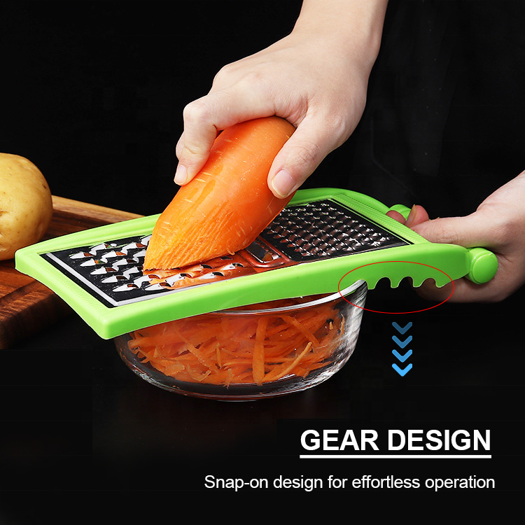 Portable Kitchen Multifunctional Stainless Steel Carrot Onion Fruit Cheese Vegetable Grater Slicer Food Graters