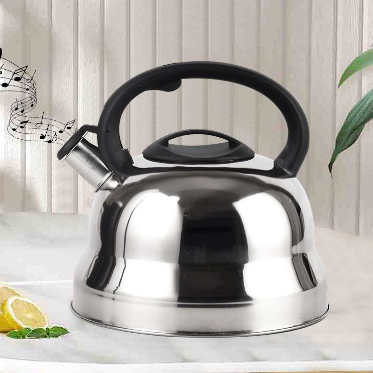 Large Capacity Hotel Induction Gas Stove Tea Pot Water Boil Kettle Stainless Steel Whistling Kettle