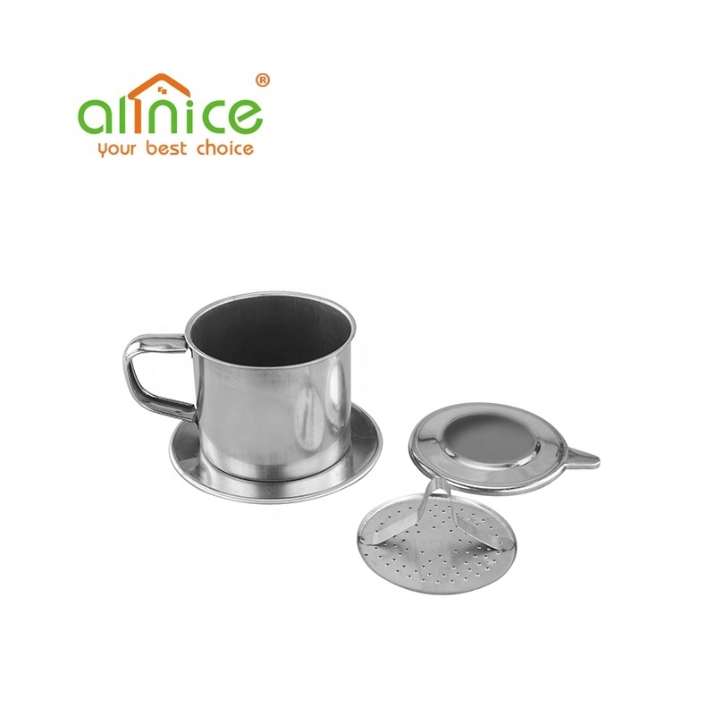 Hot Sale Coffee Press Brewing Drip Coffee Maker Infuser Cup Stainless Steel Vietnamese Coffee Filter