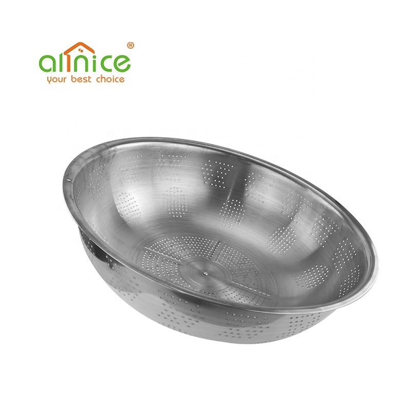 Kitchen Accessories Stainless Steel Dome Dish Plate Food Cover With Holes Cooking Pot Lid