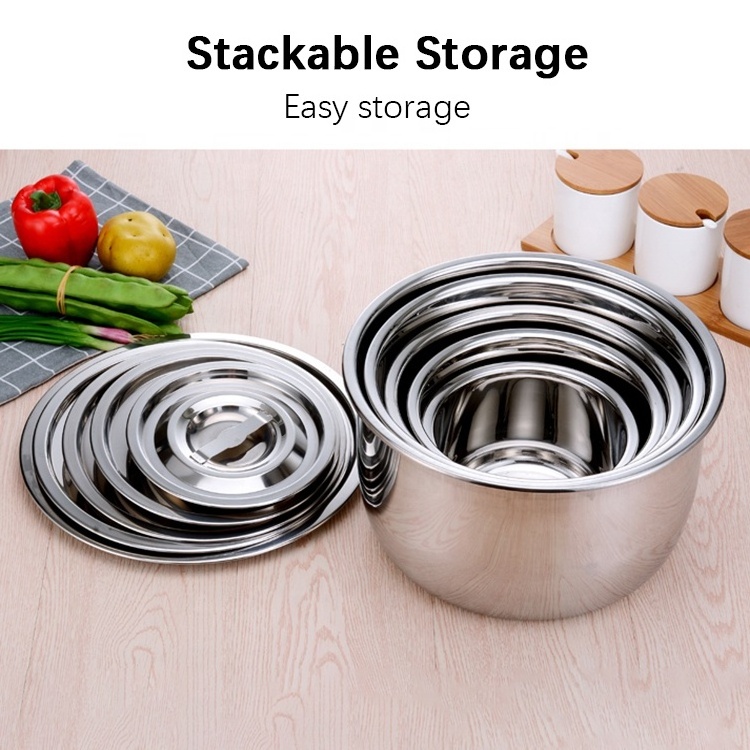 Hot Sale 5 Pcs Stainless Steel Indian Cooking Stock Pot Sets Cookware Sets With Lids