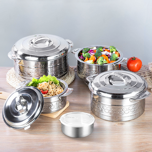 Arabic Hotpot Set Food Warmer Stainless Steel Buffet Food Warmers Insulated Casserole Hot Pot