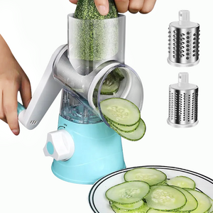 Kitchen Gadgets Multifunctional 3 In 1 Vegetable Mandoline Veggie Chopper Cutter Shredder Grater Slicer