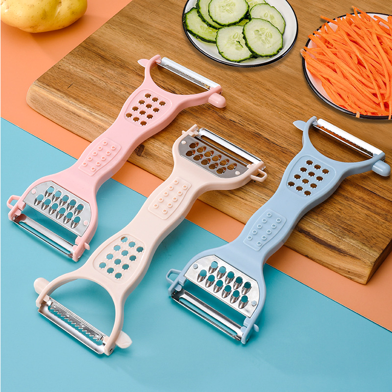 Kitchen Gadgets 4 In 1 Multifunction Fruit Food Vegetable Grater Slicer Cutter Stainless Steel Graters Peeler For Kitchen