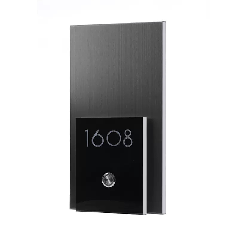 Modern Door Plates hotel door number DND Switch Light Touch Custom Apartment Door sign Plate room number for hotel