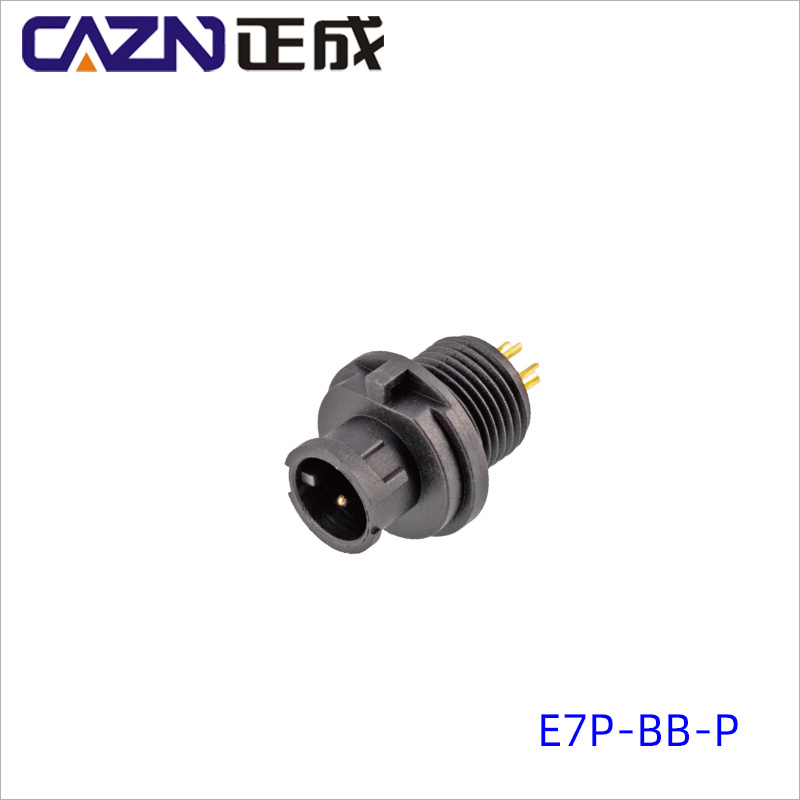 CAZN IP67 Waterproof Mini Type Cable 2 3 4 5 6 pin 2 points Lock Bayonet Connector Overmolded Matched Amphenol Connector