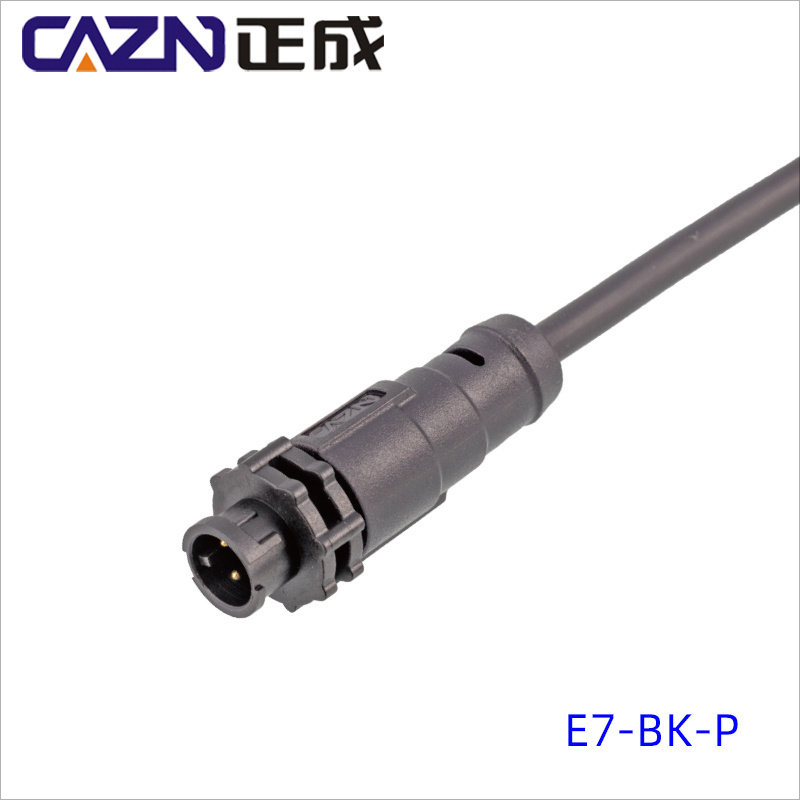 CAZN IP67 Waterproof Mini Type Cable 2 3 4 5 6 pin 2 points Lock Bayonet Connector Overmolded Matched Amphenol Connector