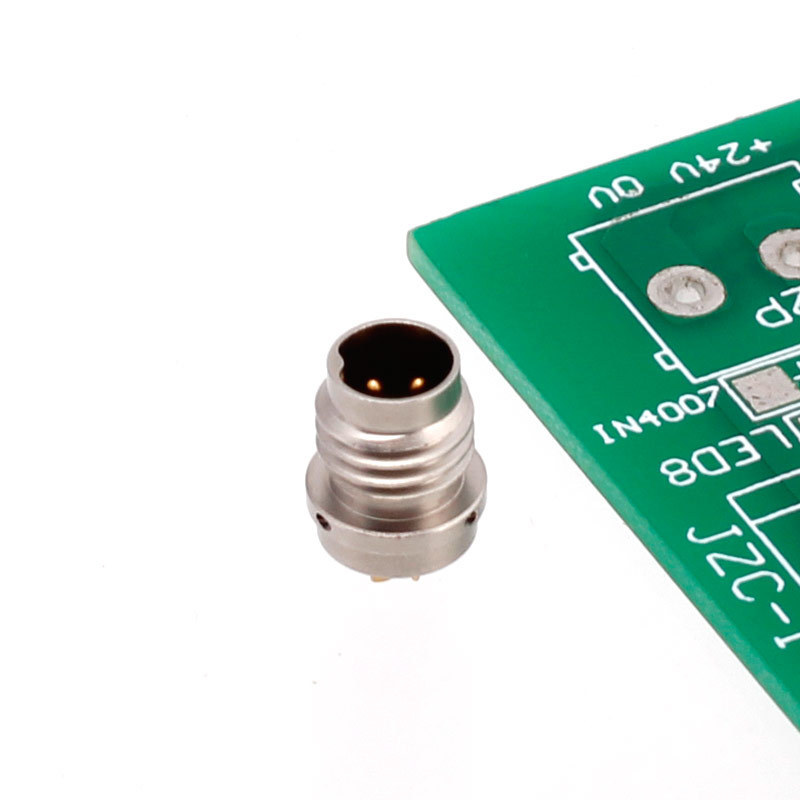 US standard 1/4 connector 4-pin small socket sensor glass sintered CTC PCB airtight socket connector