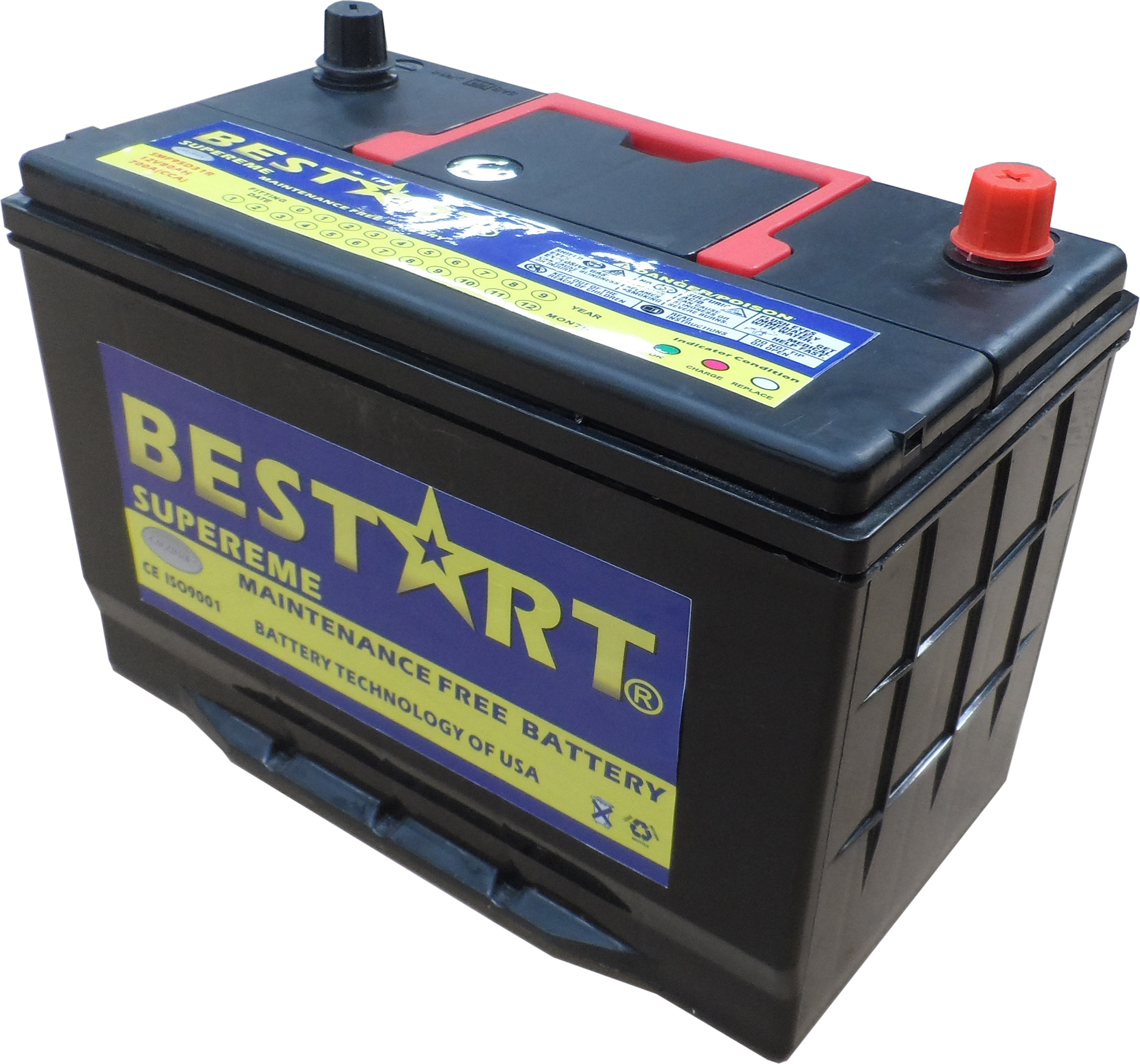 wholesale car battery 80ah 12V sealed dry cell battery 95D321R-MF