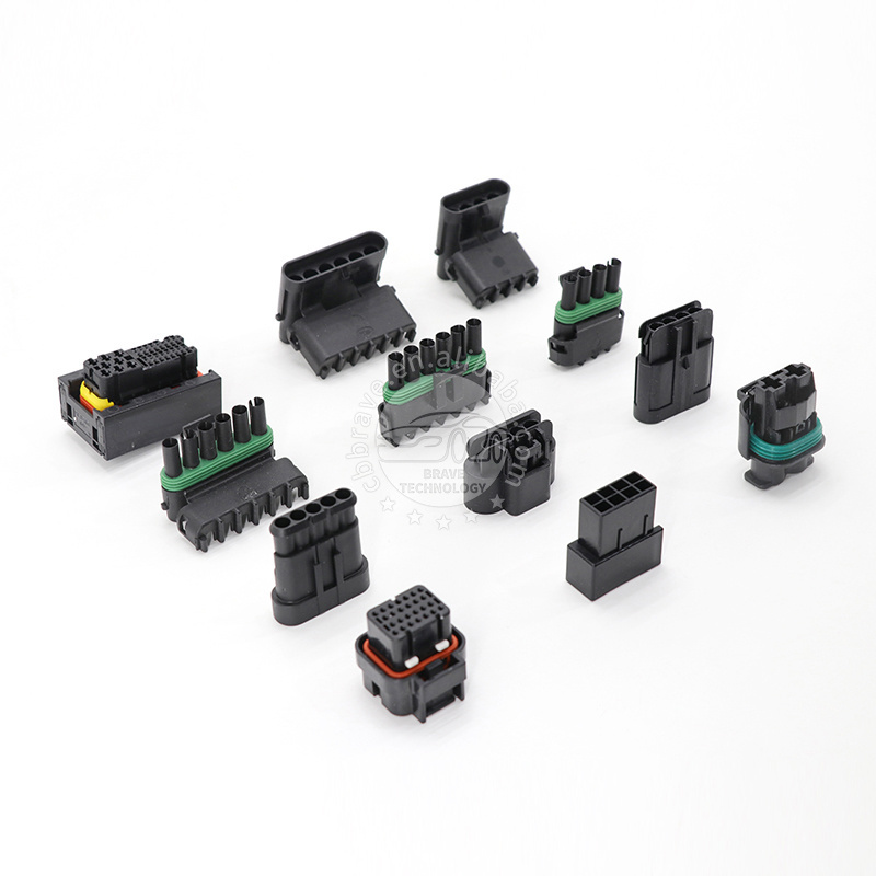 Connector manufacturer Supply All Kinds of Automobile Waterproof Connector 2P/3P/4P/6P Male and Female Pairs of Plugs