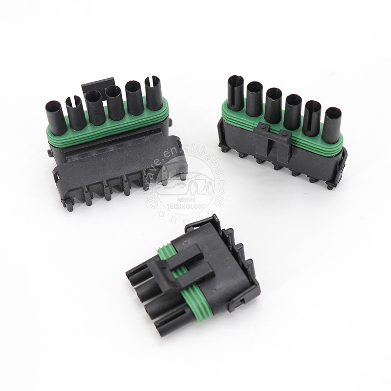 Connector manufacturer Supply All Kinds of Automobile Waterproof Connector 2P/3P/4P/6P Male and Female Pairs of Plugs