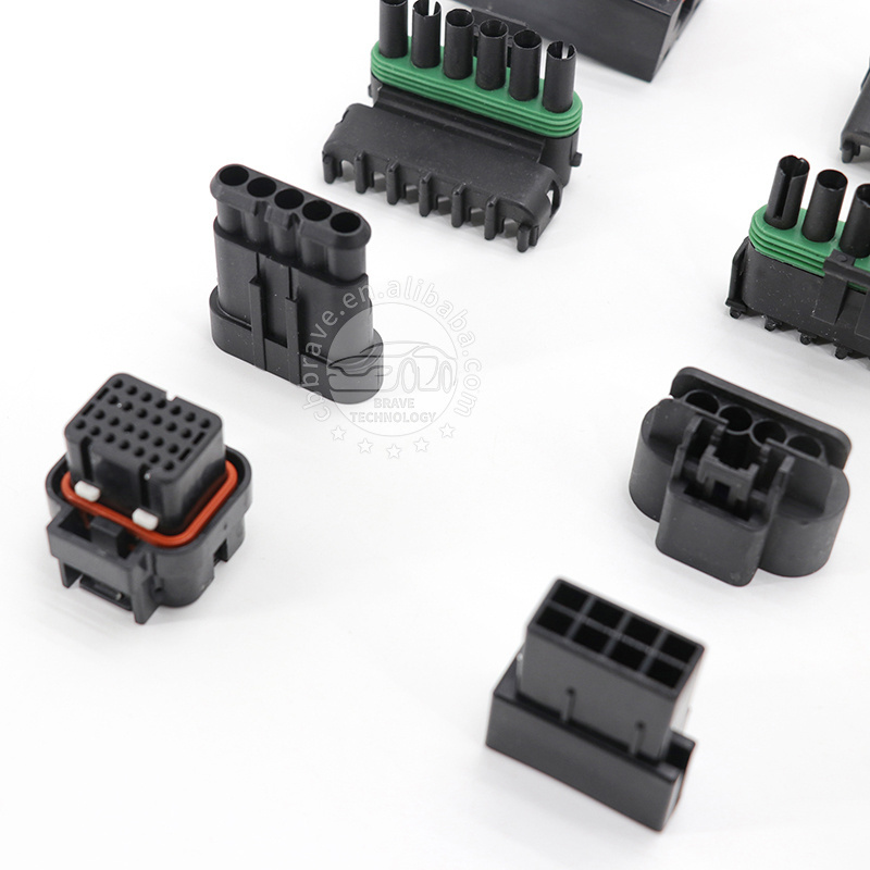 Connector manufacturer Supply All Kinds of Automobile Waterproof Connector 2P/3P/4P/6P Male and Female Pairs of Plugs