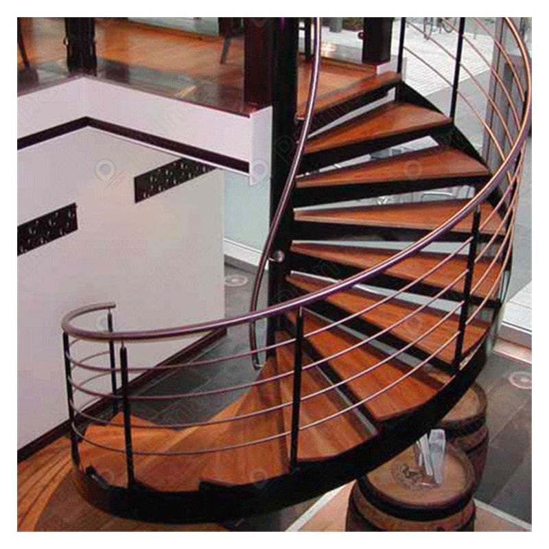 Floating stair customized personalized stairs aluminium  staircase wrought iron balustrade best sale wooden staircase