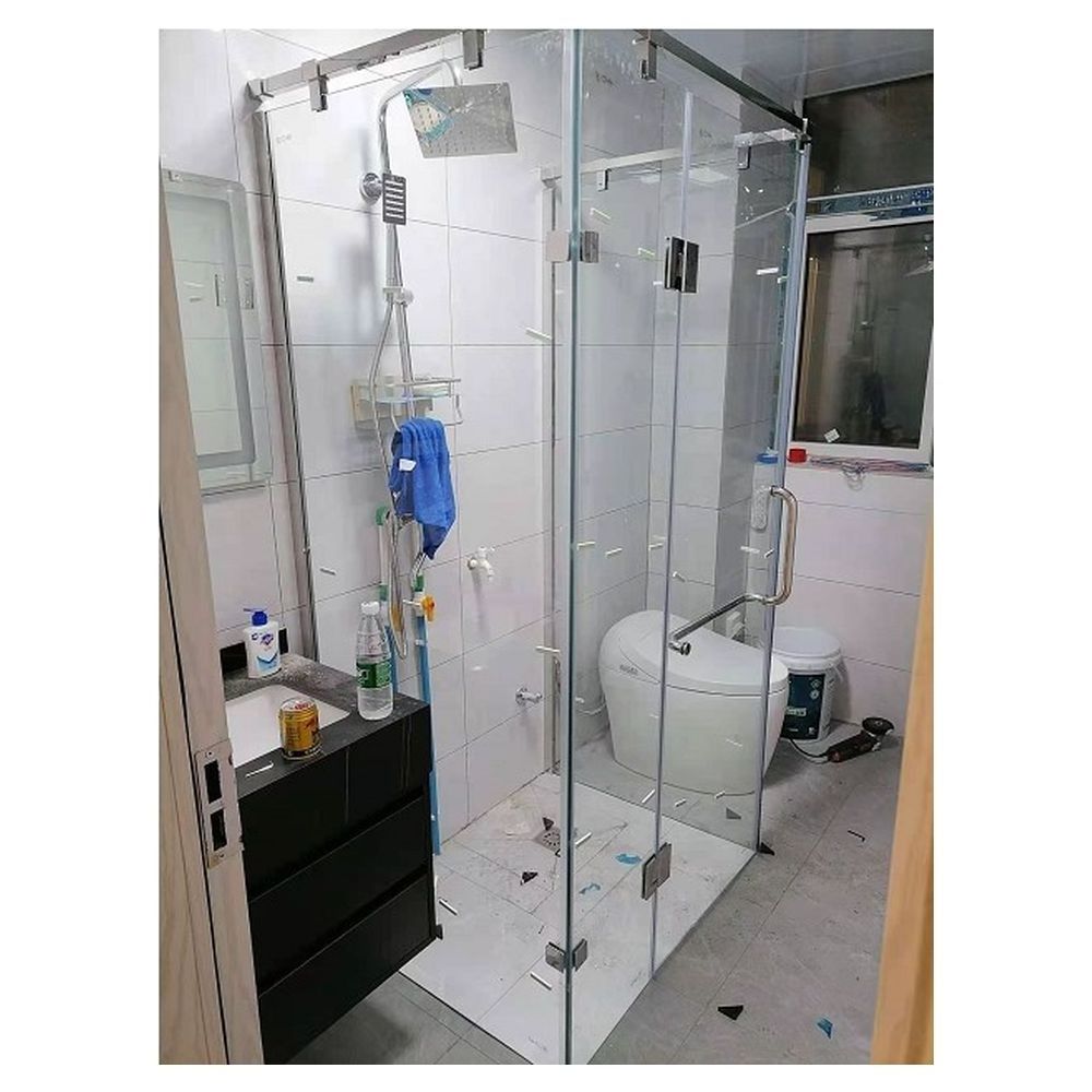 CBDMART Shower Rooms Indoor Portable Luxury Bathroom Cabin Tempered Glass Sliding Accessories Set Toilet and Shower Rooms