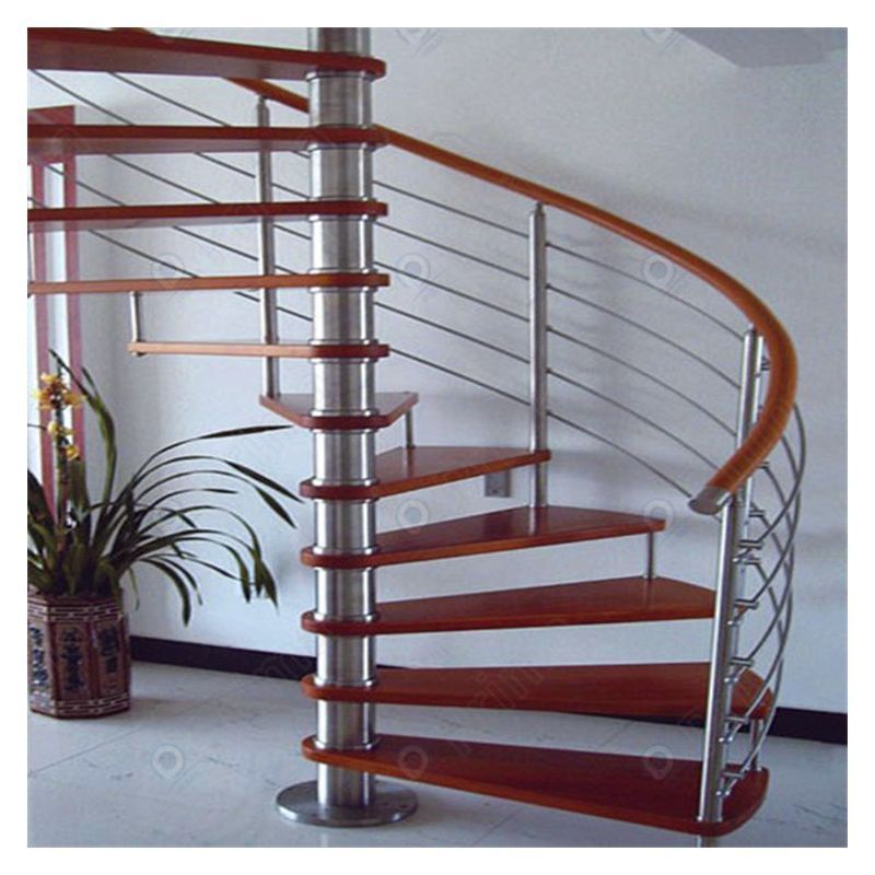 Floating stair China factory folding stairs indoor staircase design stainless steel stair balcony frameless glass railing